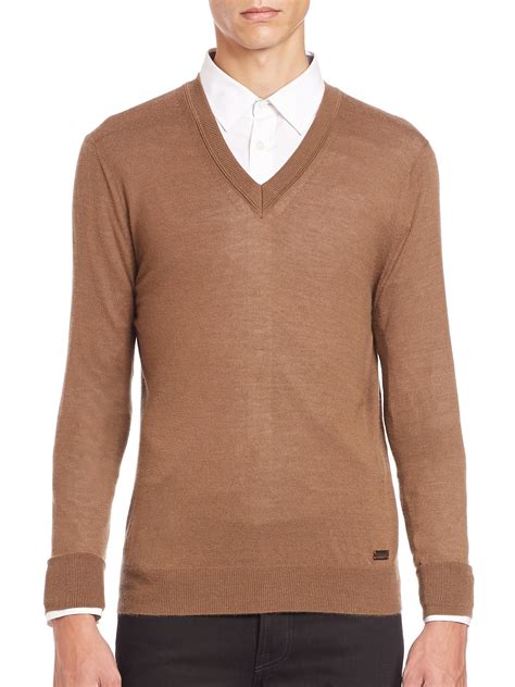 burberry cashmere v neck sweater|burberry cashmere sweater men's.